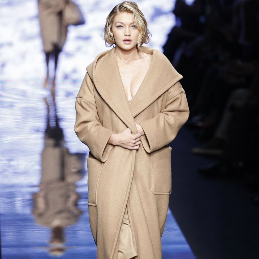 ジジ ハディッド マックスマーラ ミラノfw15秋冬にてマリリン モンローさながらに美しく Glamjp グラム