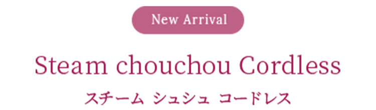 steam chouchou cordless スチームシュシュコードレス