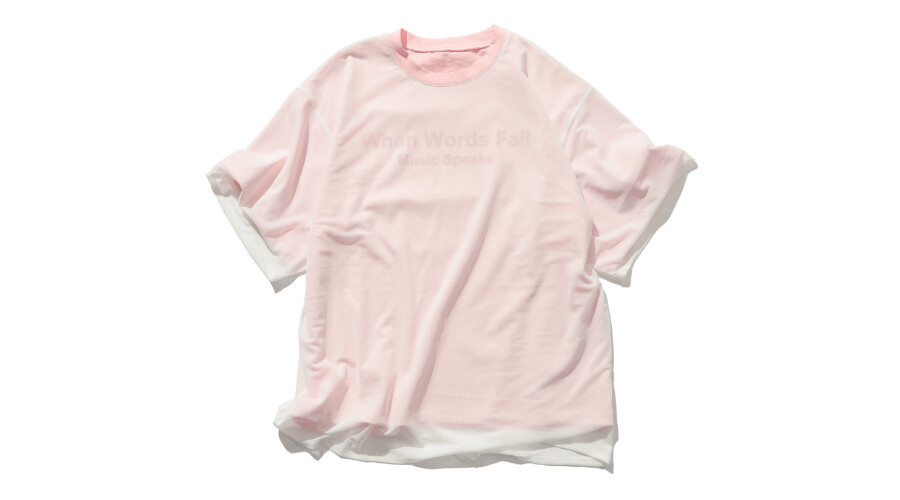 チュールドッキングTシャツ