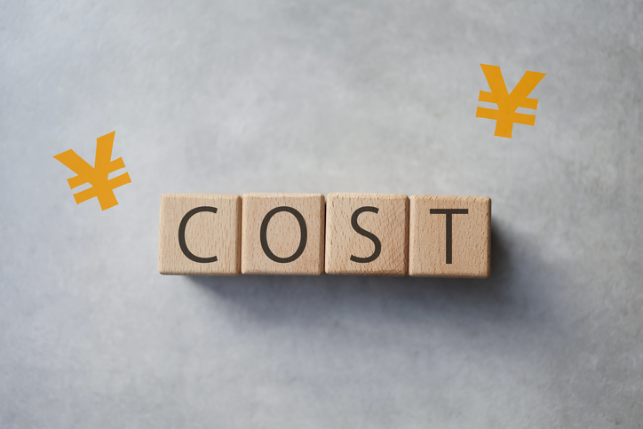 An image about monetary costs | Glam(グラム)
