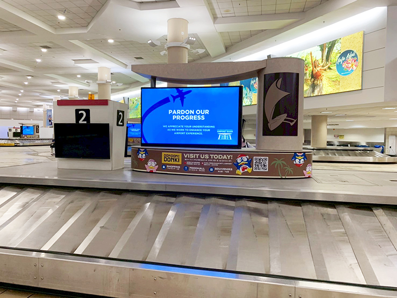 グアム国際空港のターンテーブル