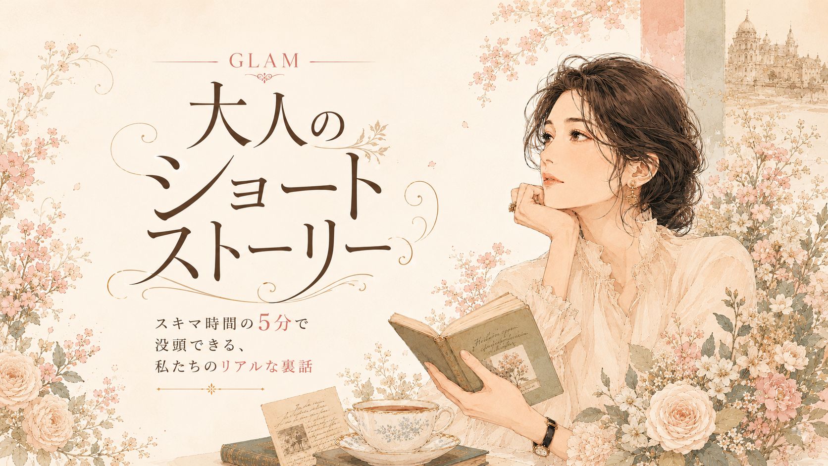 GLAMの「大人のショートストーリー」スキマ時間の5分で没頭できる、私たちのリアルな裏話