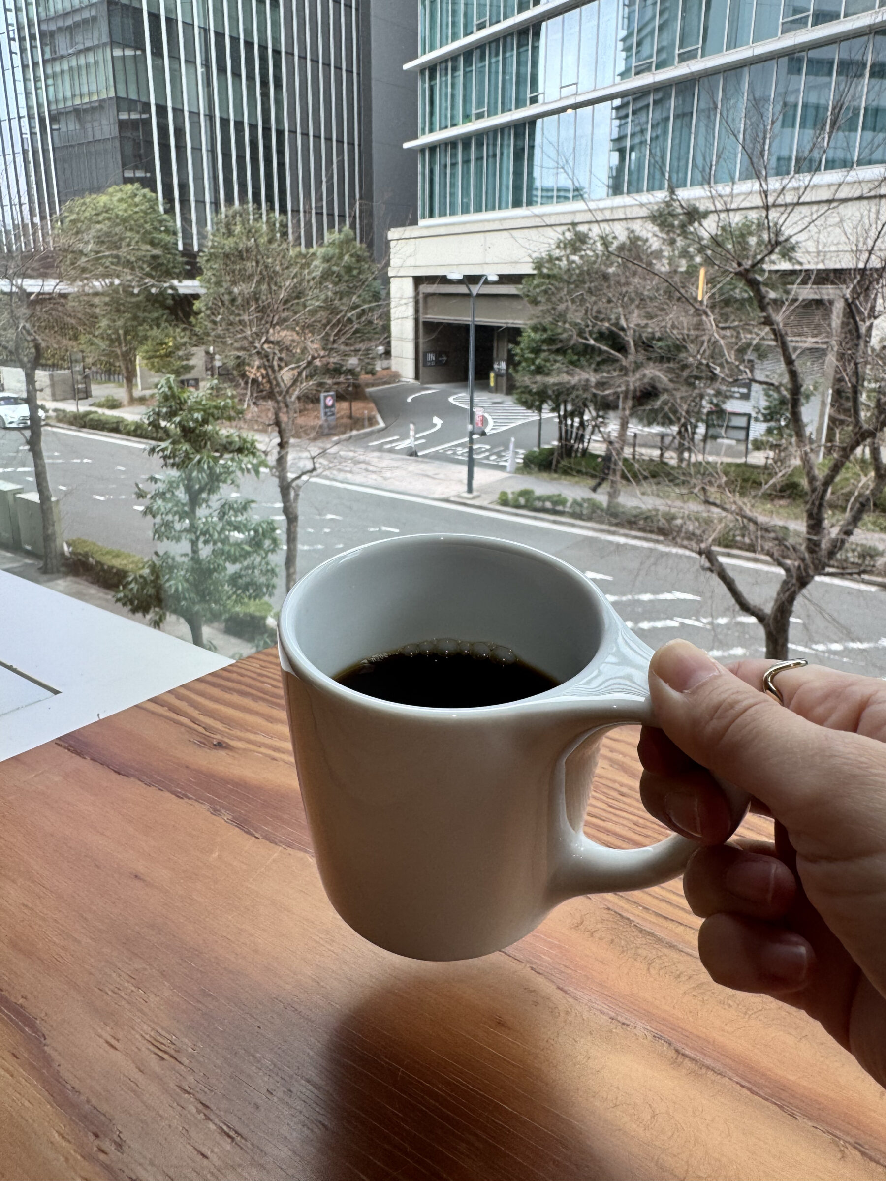 店員さんが煎れてくれたコーヒー