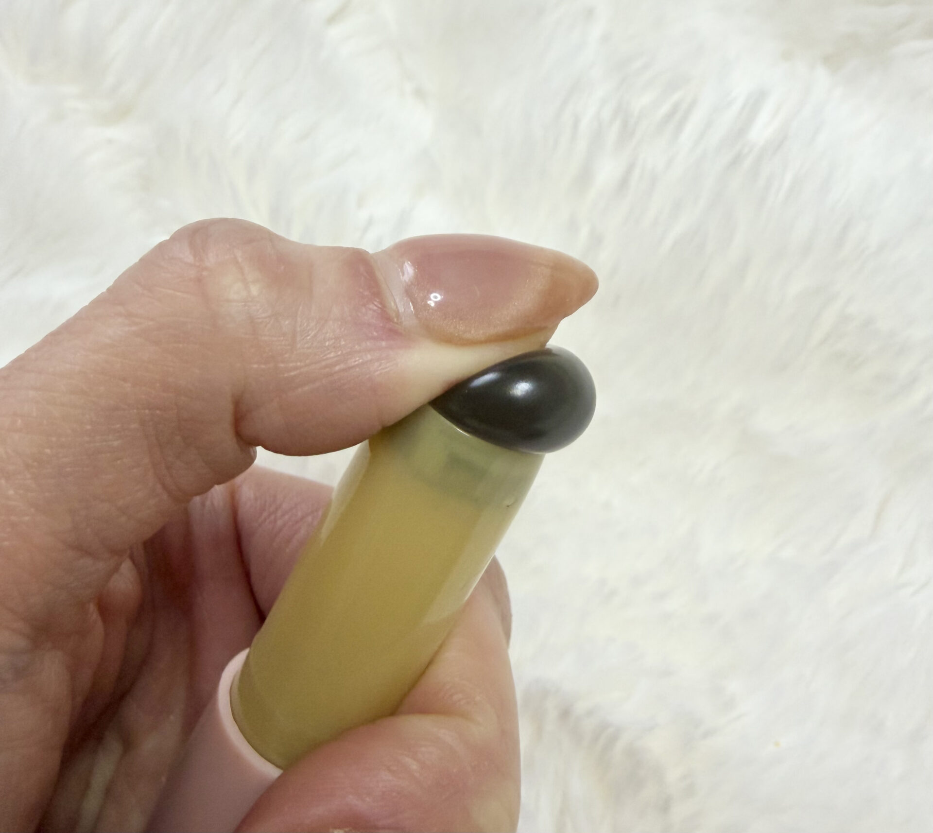 シリコーンリップブラシの触り心地