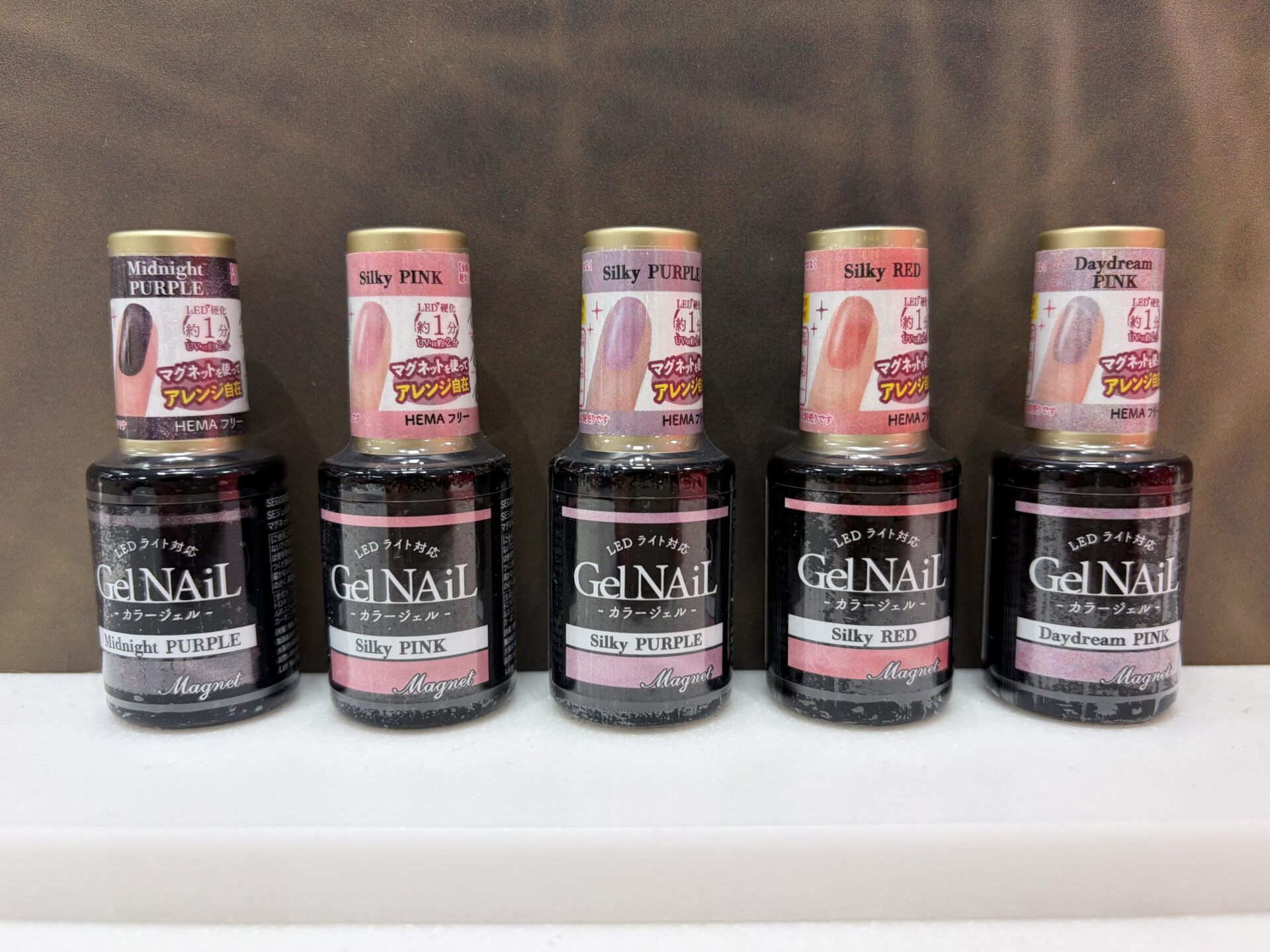 選んだネイルカラー5色