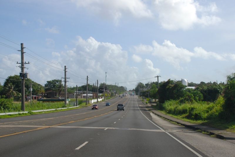 グアムの道路