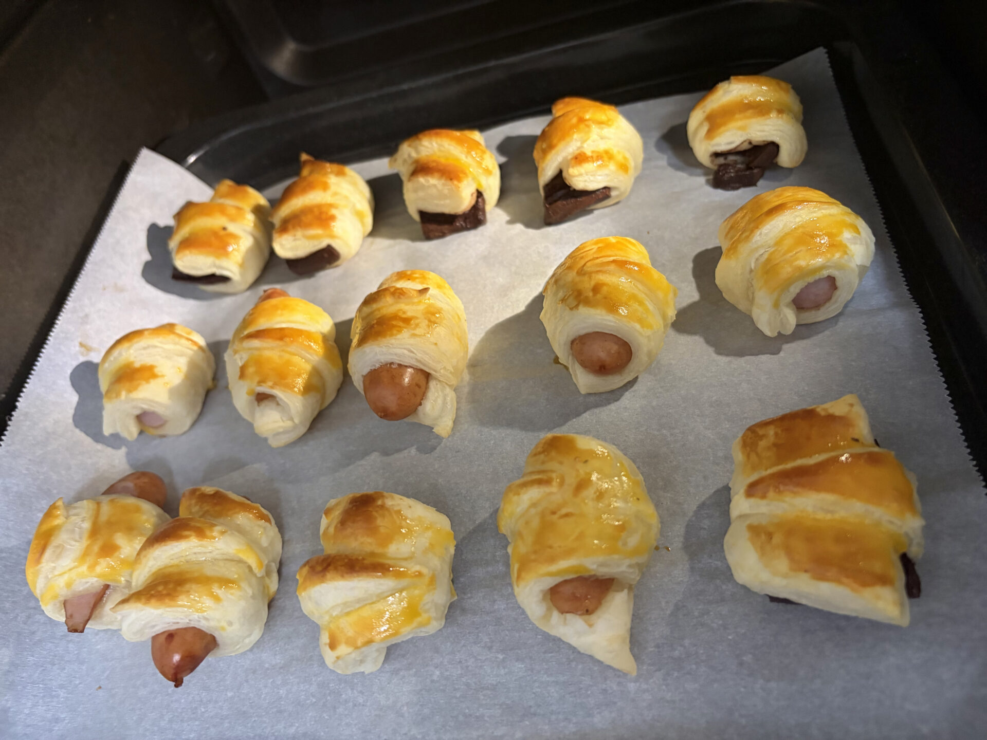 焼き上がり直後のパイ