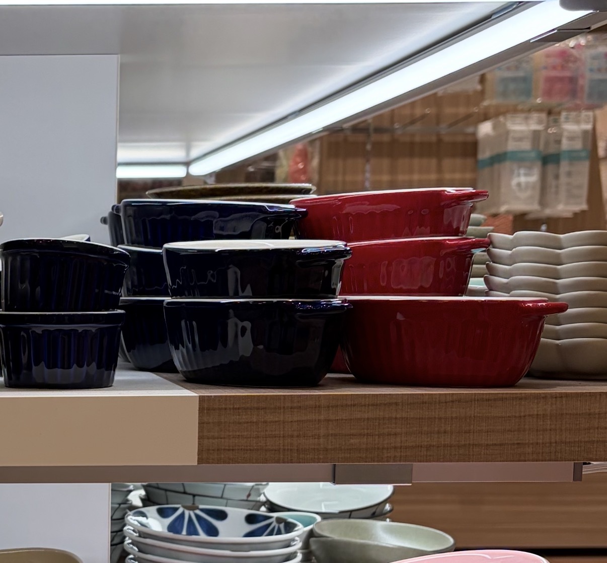 グラタン皿 楕円型 フローラルスタンプ