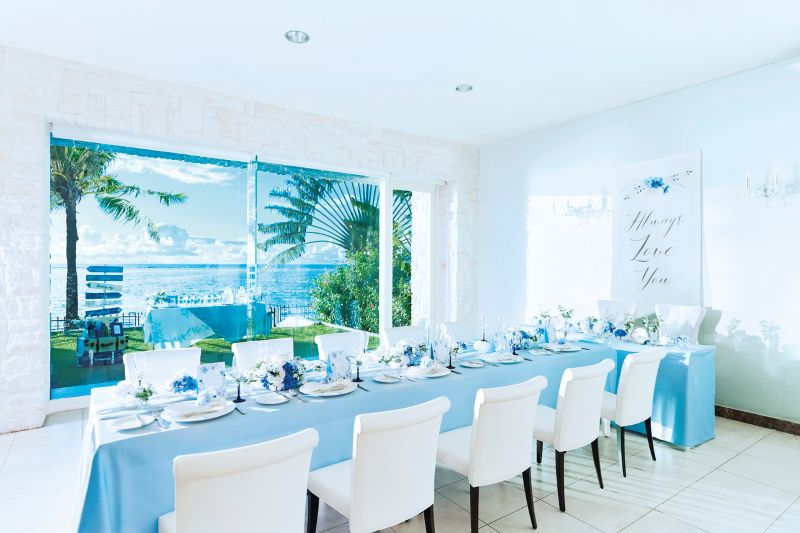 ブルーアステールの食事スペース | GLAM(グラム)|自分らしく生きる女性に、1日1GLAMを。 ブルーアステールの食事スペース