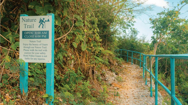 ホテル・ニッコー・グアムのネイチャートレイル