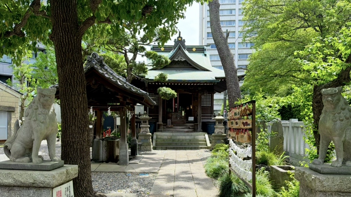 廣尾稲荷神社の境内