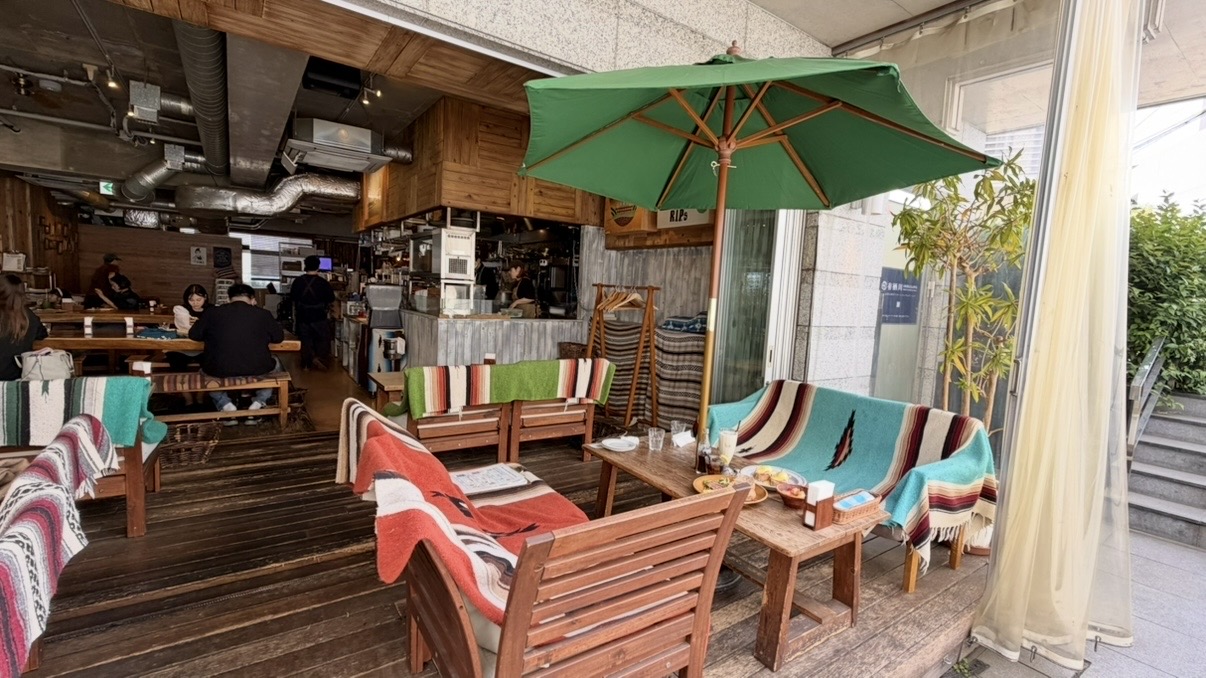 BONDI CAFEのテラス席
