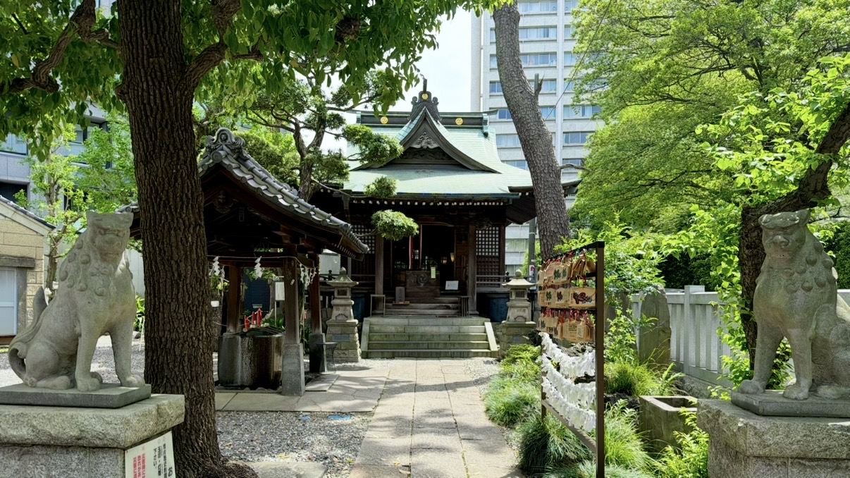 廣尾稲荷神社の参道