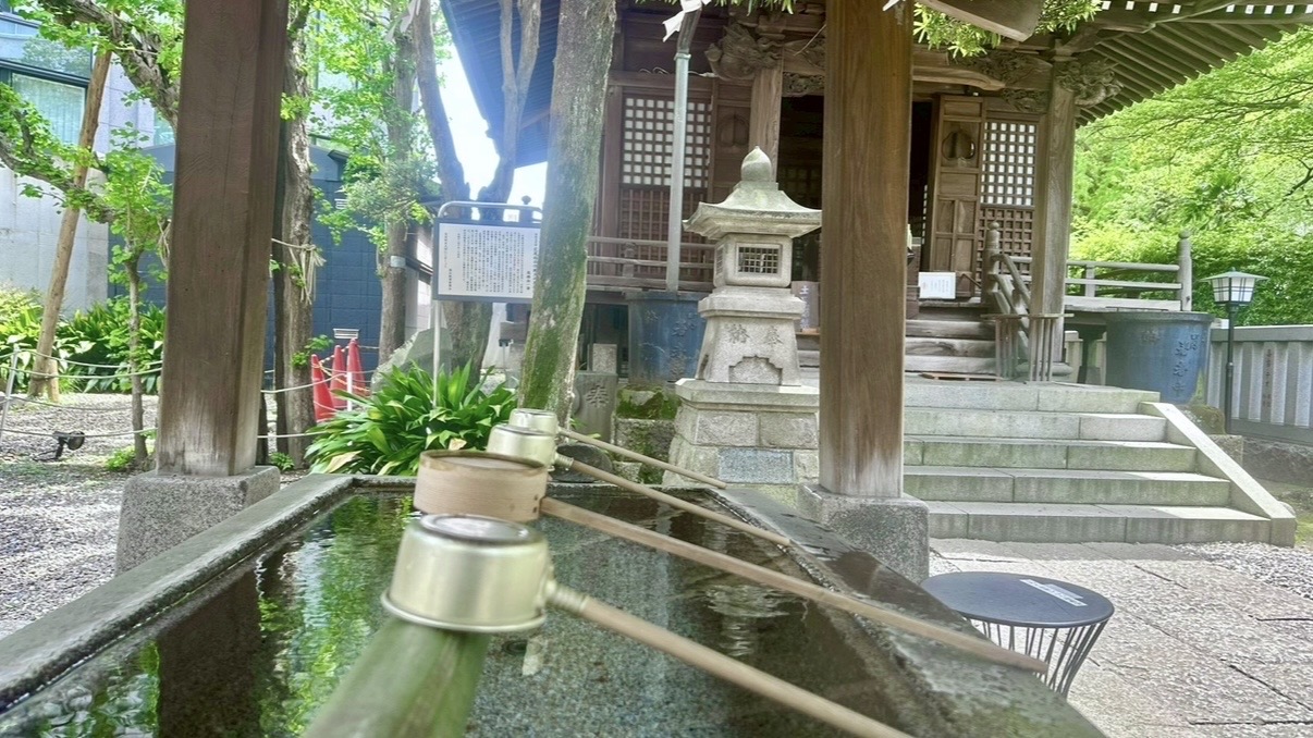 廣尾稲荷神社の手水舎