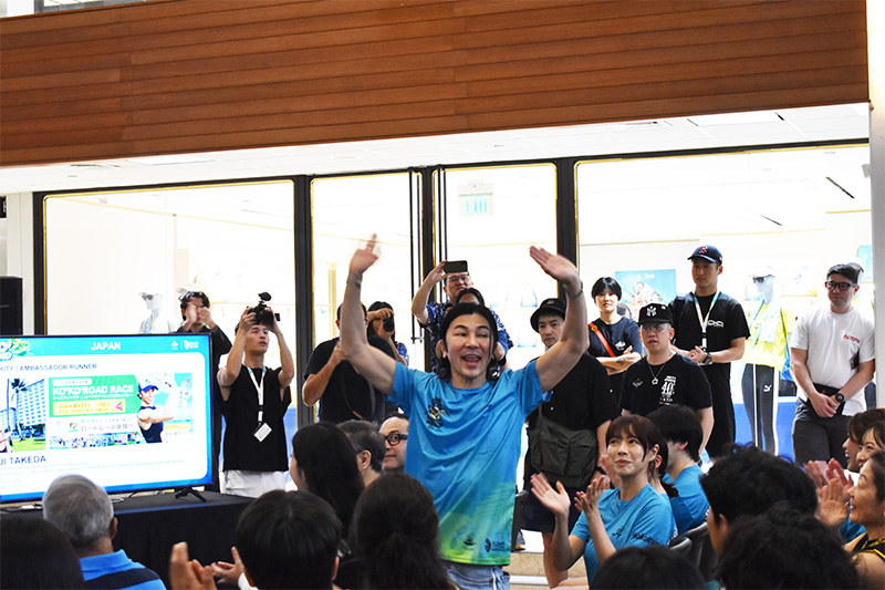 ココロードレース2026記者会見武田真治さん