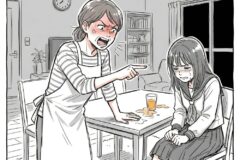 「何回言ったらわかるの！？ あんたがやったんでしょ！」一切話を聞かず一方的にキレる親→「さっきは、ごめんね」と言わせたまさかの展開