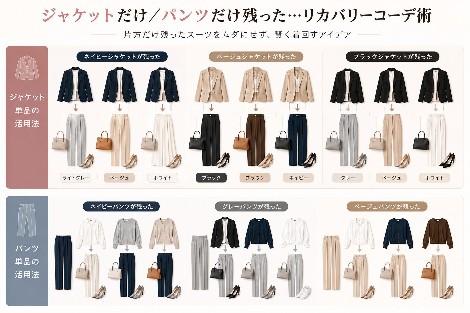リカバリーコーデのアイデア