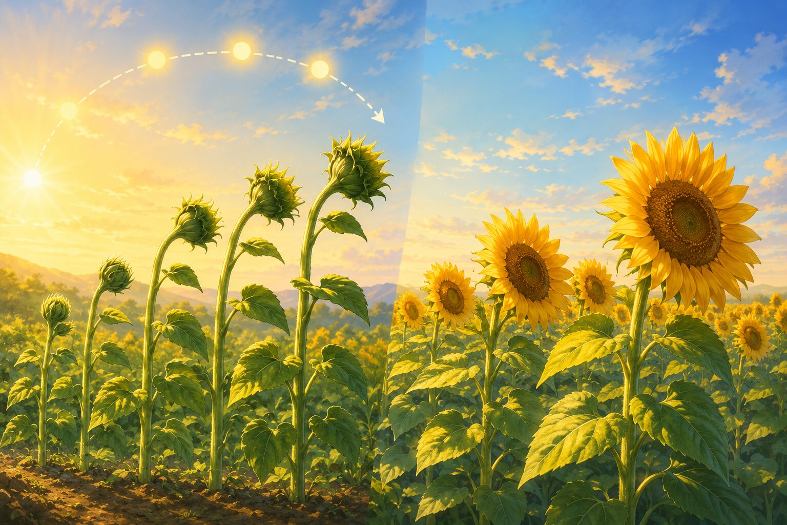 実は『ヒマワリ』が太陽を追いかけるのは咲く前まで！咲いた後は「東向きで止まったまま」動かないおなじみの夏の花の事情