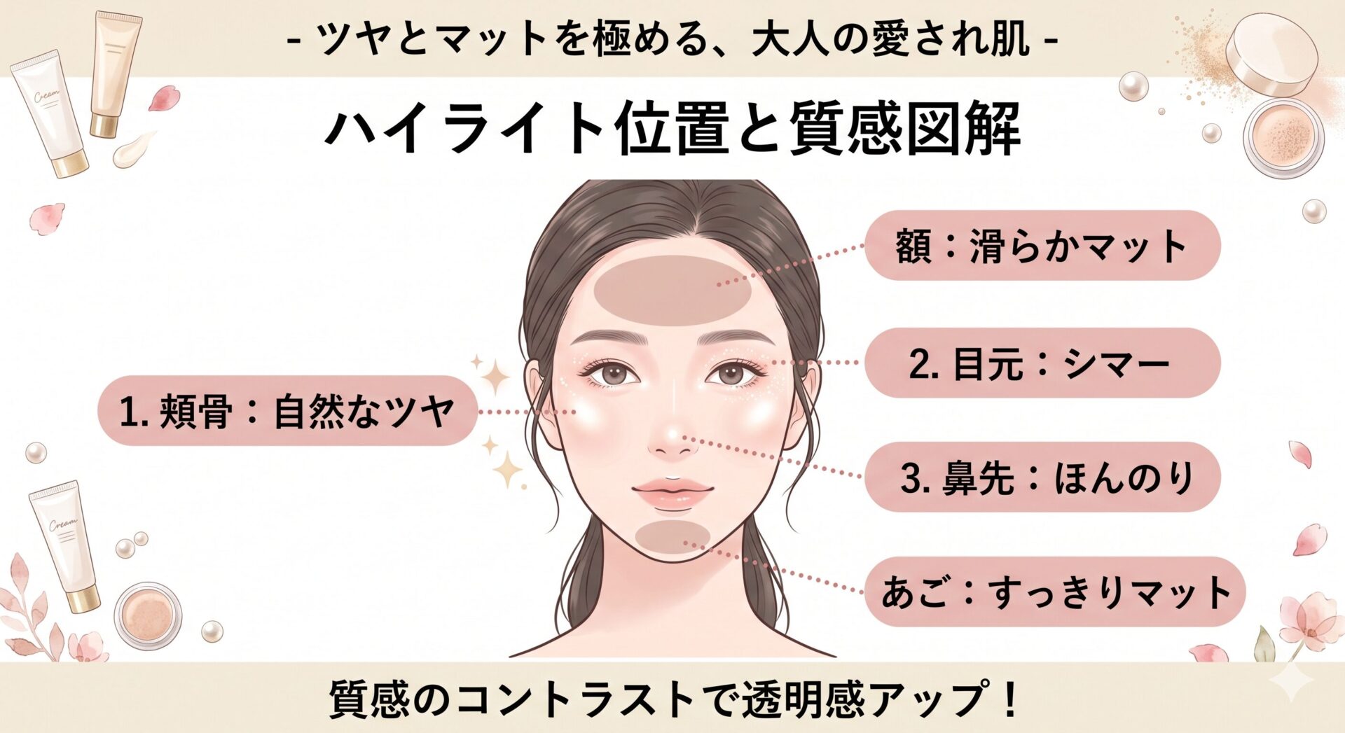 Gemini_Generated_Image_qdmek9qdmek9qdme | GLAM(グラム)|自分らしく生きる女性に、1日1GLAMを。 ツヤ感の出し方