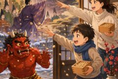 節分の豆まき、おなじみの家庭行事と思いきや実は1300年以上前の中国宮中の鬼祓いがルーツだったという意外な真相
