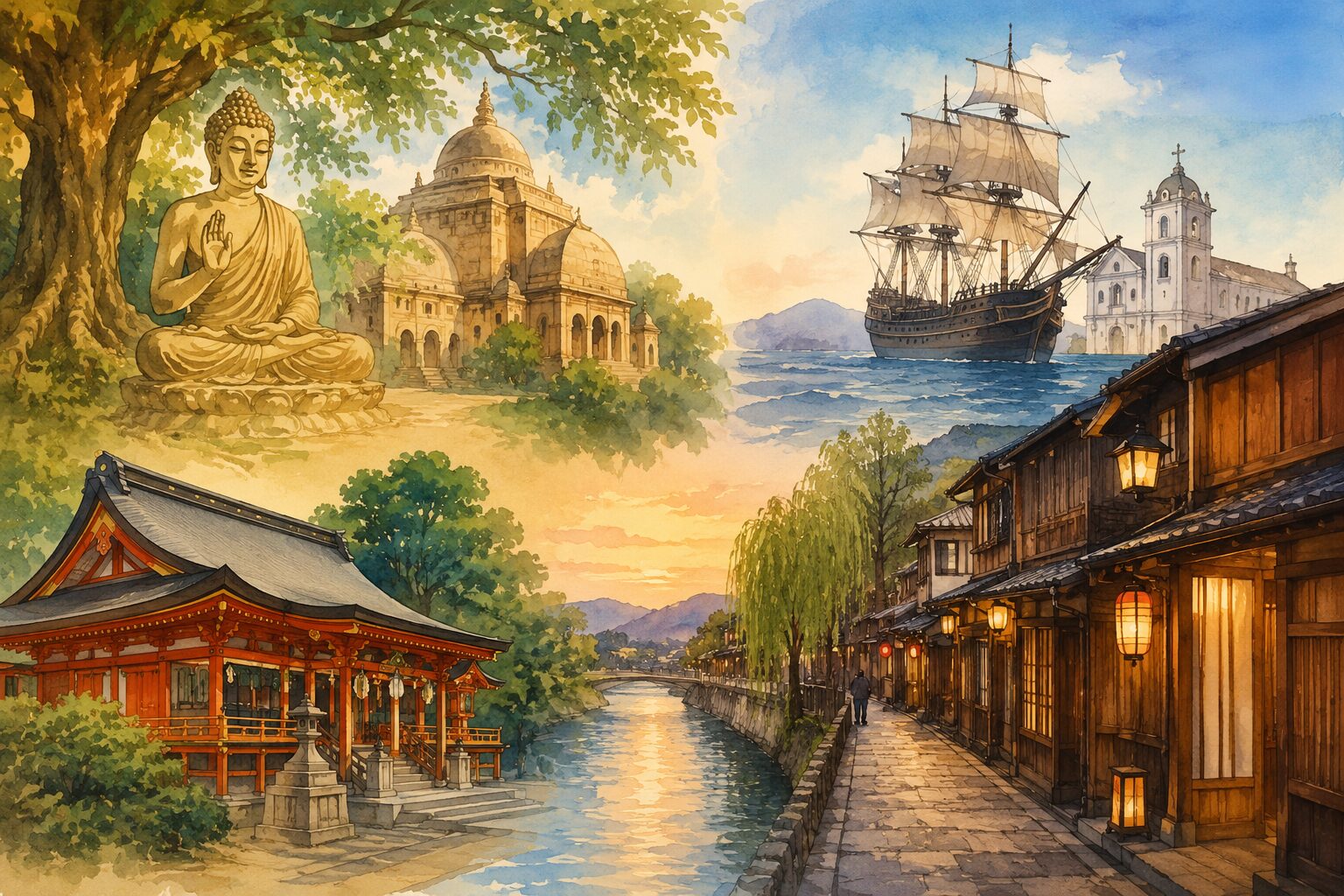 『祇園』は古代インドの仏教用語、『先斗町（ぽんとちょう）』はポルトガル語説も！？京都地名の「意外すぎる」由来とは