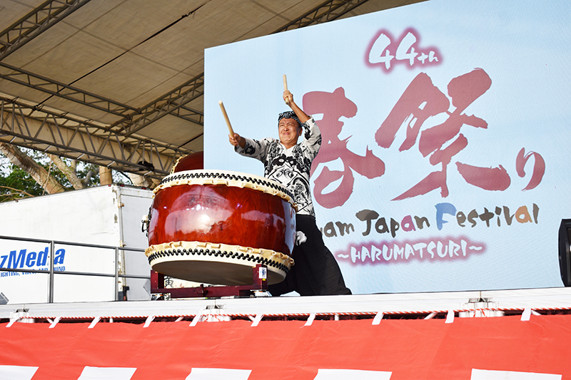 2026グアム日本人会春祭り 和太鼓の演舞