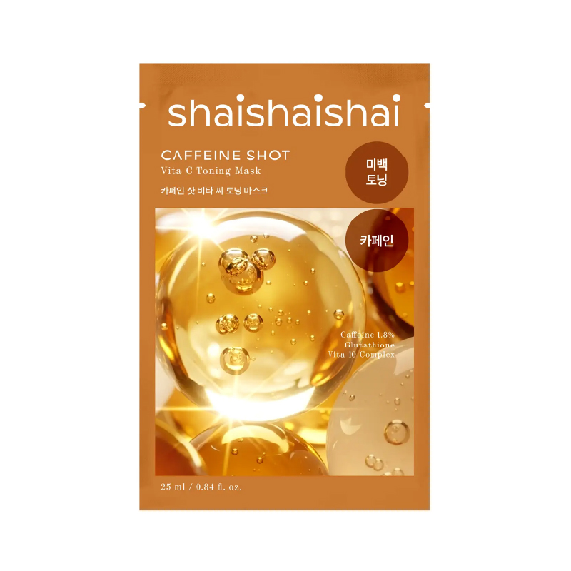 shaishaishai カフェインショット ビタC トーニングマスク