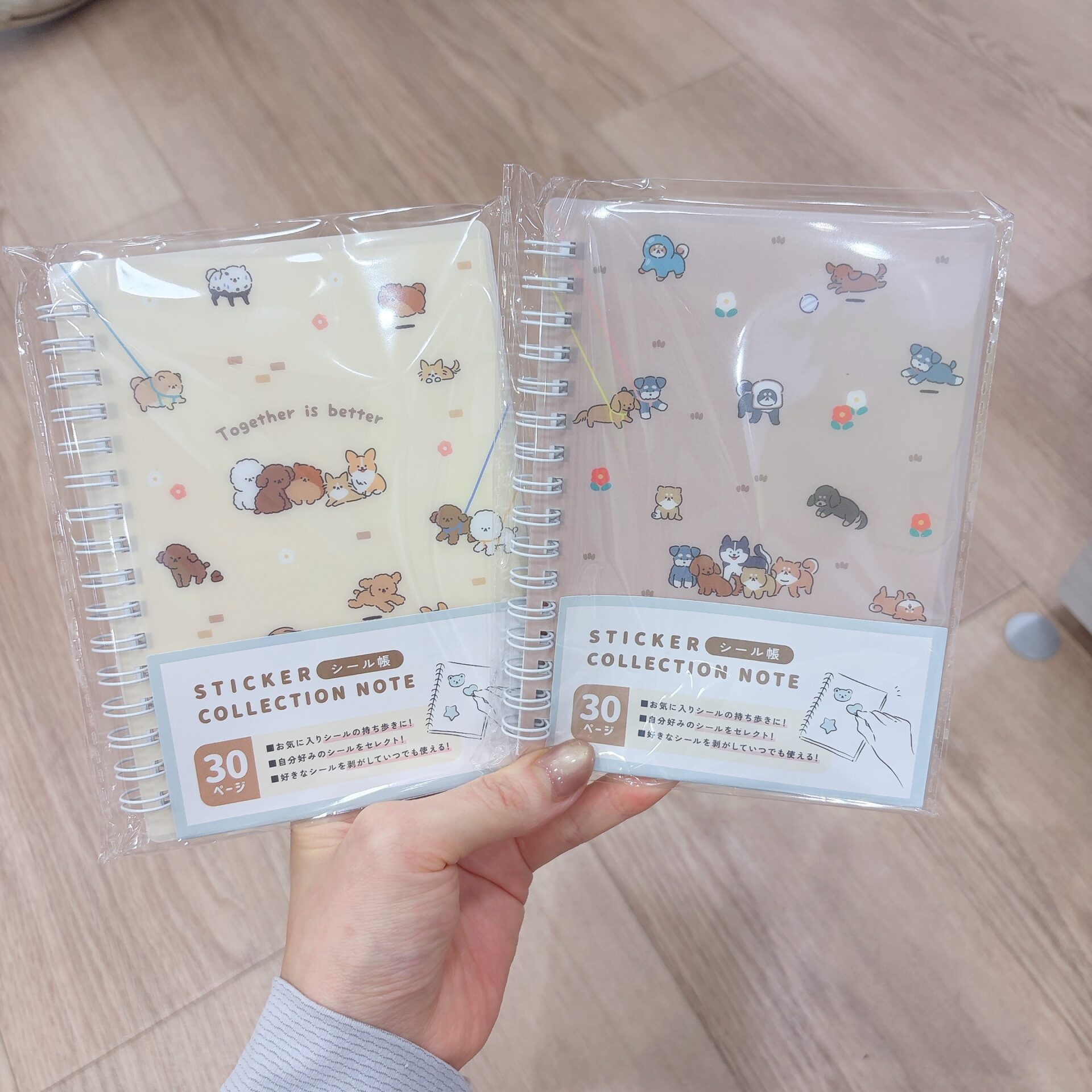 セリア　STICKER COLLECTION NOTE