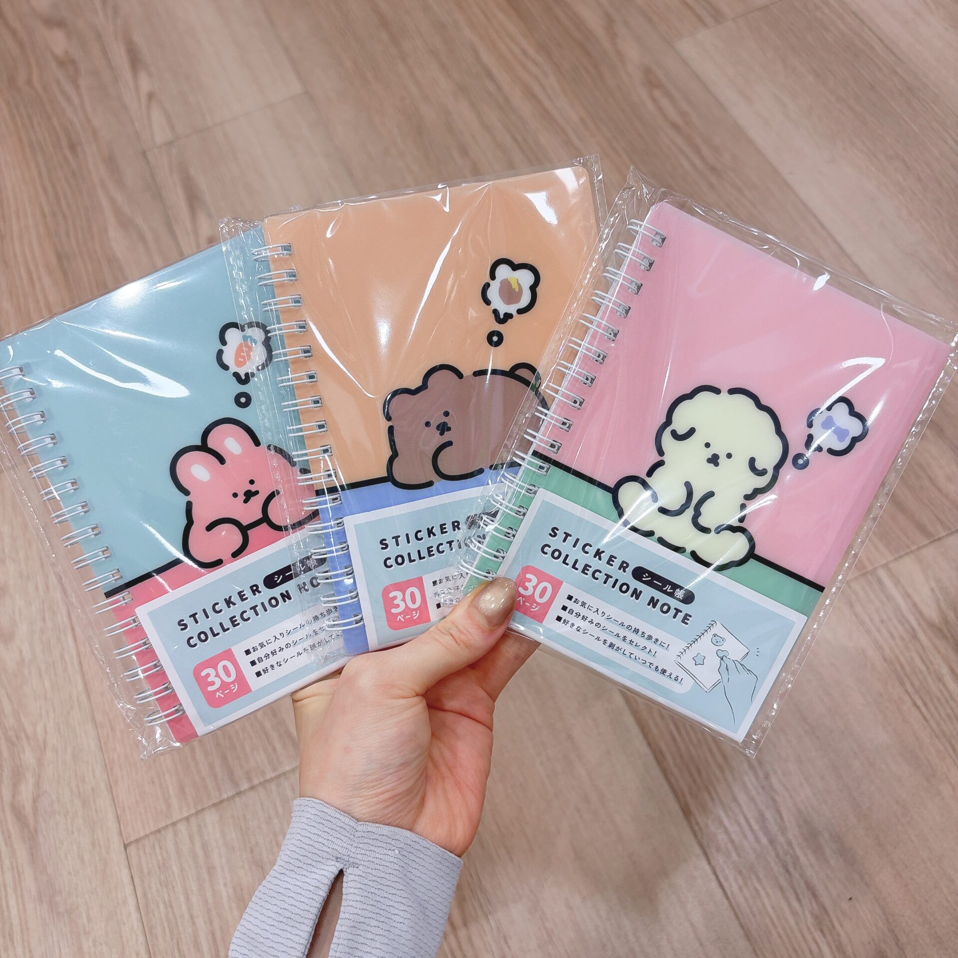セリア　STICKER COLLECTION NOTE