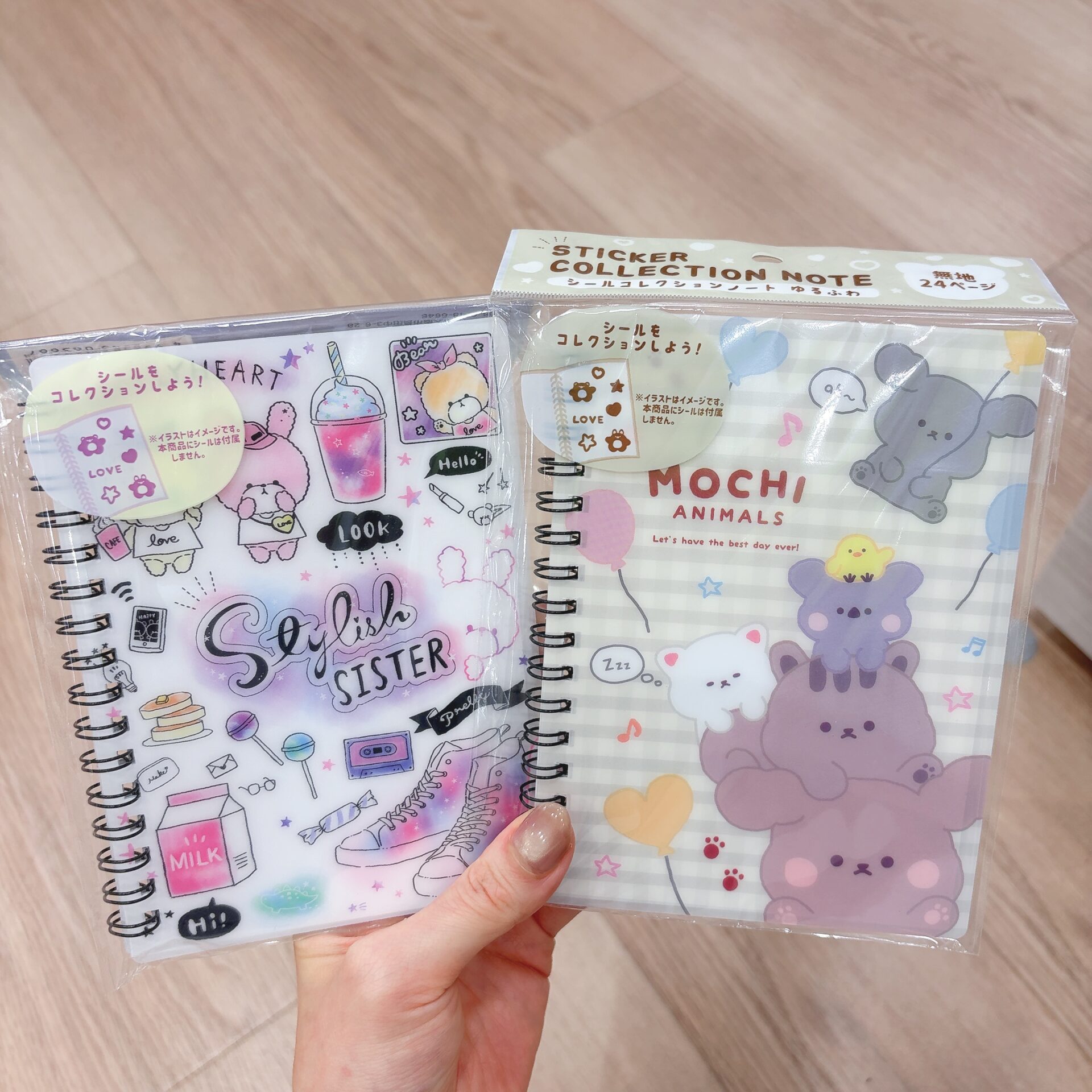 セリア　STICKER COLLECTION NOTE