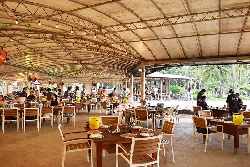 サンセットビーチBBQの会場