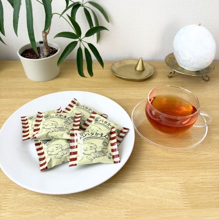 紅茶と楽しみたい塩バタかまん