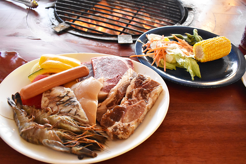 サンセットビーチBBQのパラダイスメニュー